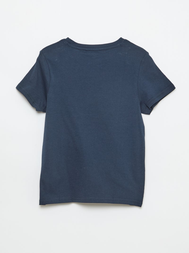 Camiseta estampada con mensaje Blanco - Kiabi