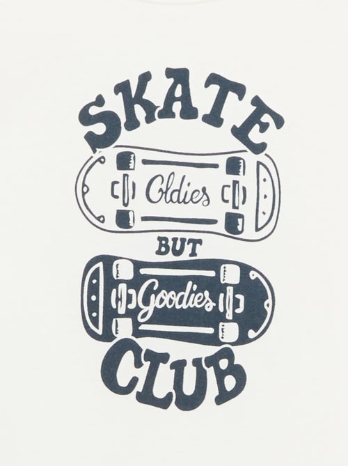 Camiseta estampada con mensaje - Kiabi