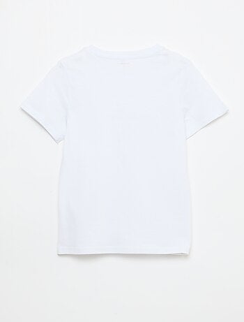 Camiseta estampada con mensaje