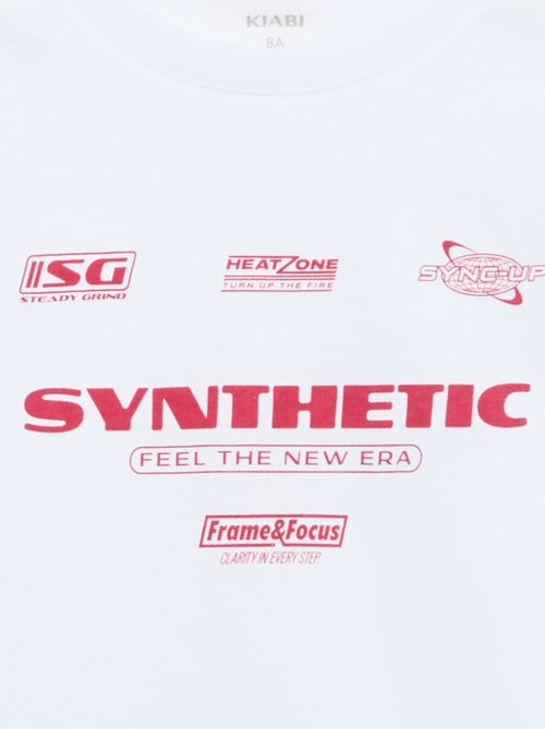 Camiseta estampada con mensaje - Kiabi