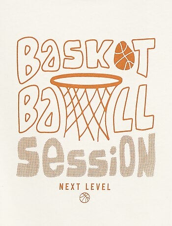 Camiseta estampada con mensaje