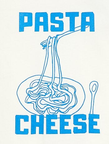 Camiseta estampada con mensaje