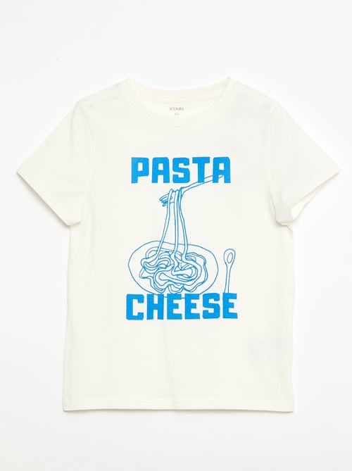 Camiseta estampada con mensaje - Kiabi