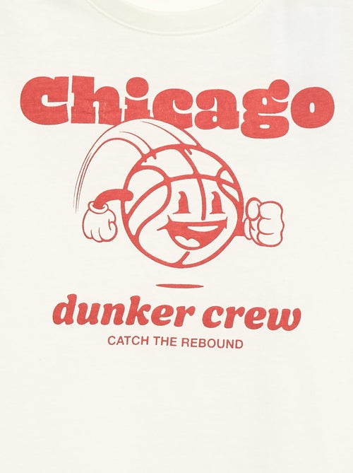 Camiseta estampada con mensaje - Kiabi