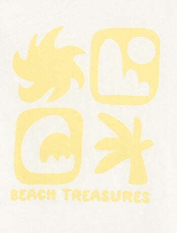 Camiseta estampada con mensaje