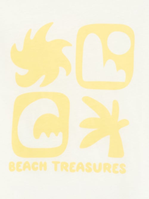 Camiseta estampada con mensaje - Kiabi