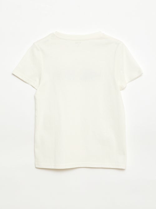 Camiseta estampada con mensaje - Kiabi