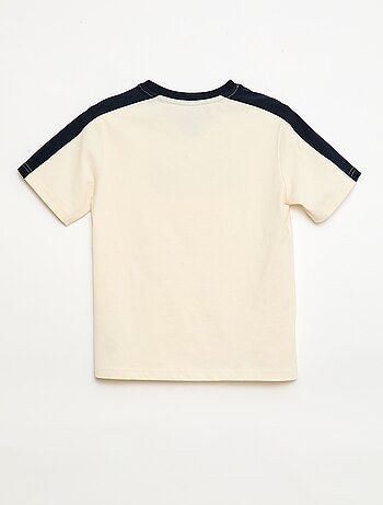 Camiseta estampada con mensaje