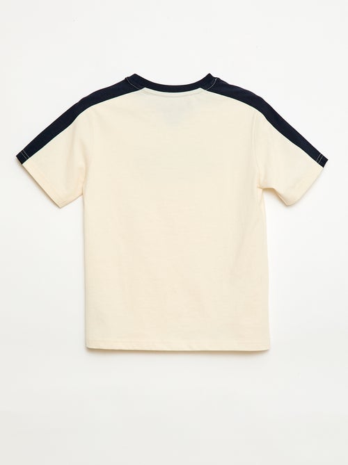 Camiseta estampada con mensaje - Kiabi