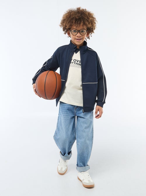 Camiseta estampada con mensaje - Kiabi