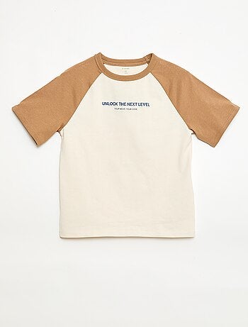 Camiseta estampada con mensaje