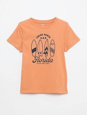 Camiseta estampada con mensaje