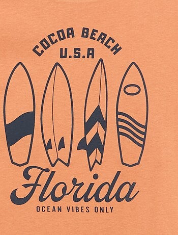 Camiseta estampada con mensaje