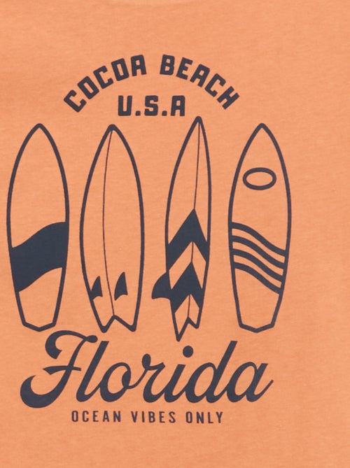 Camiseta estampada con mensaje - Kiabi