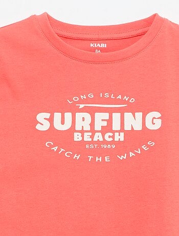 Camiseta estampada con mensaje