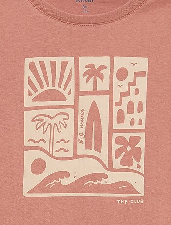 Camiseta estampada con mensaje