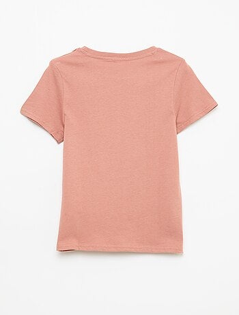 Camiseta estampada con mensaje