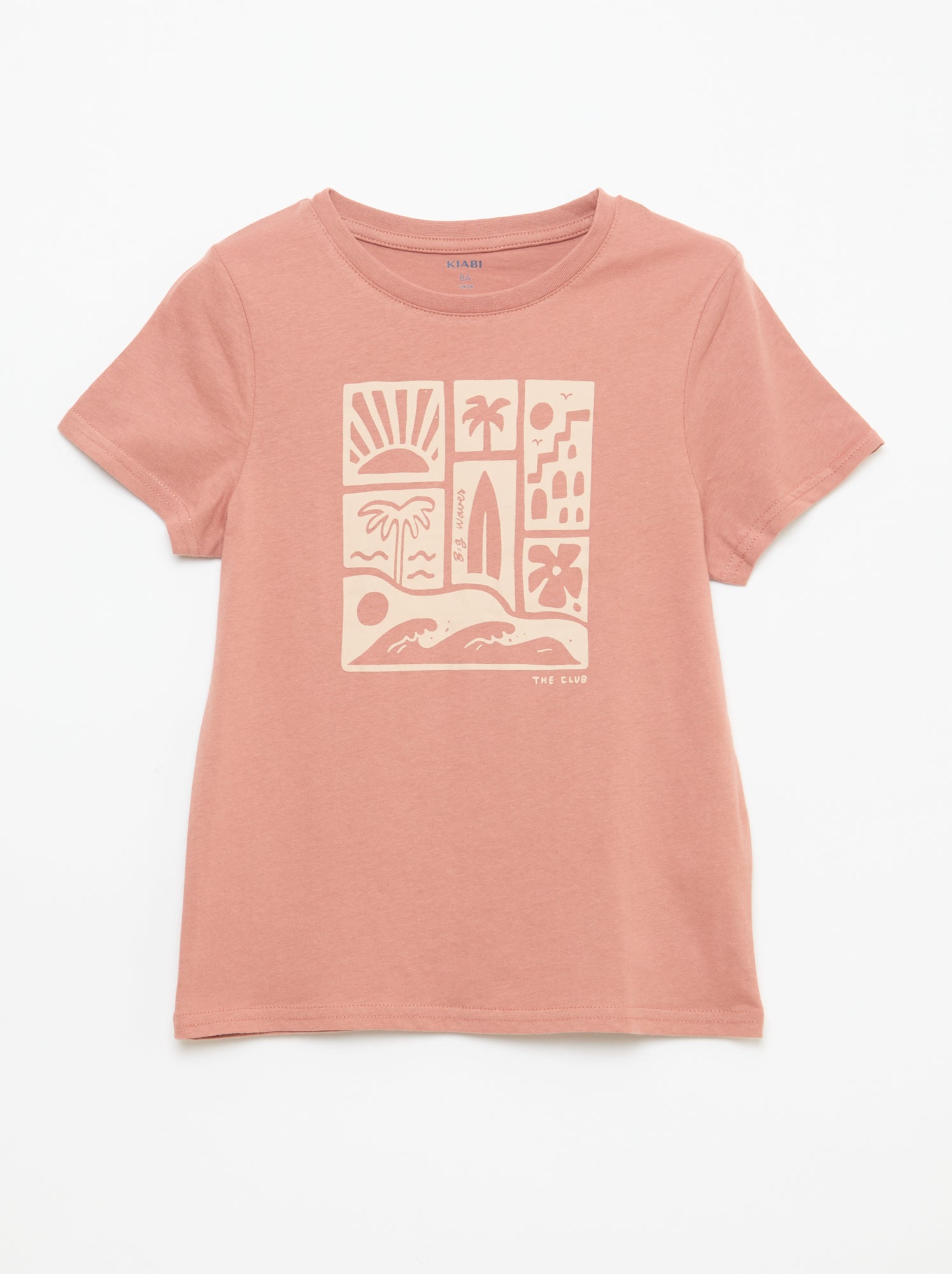 Camiseta estampada con mensaje