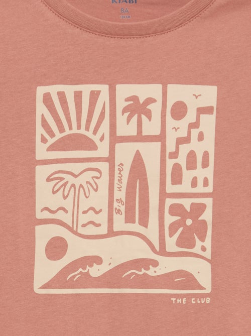 Camiseta estampada con mensaje - Kiabi