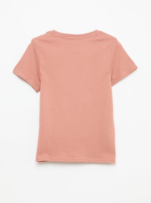 Camiseta estampada con mensaje - Kiabi