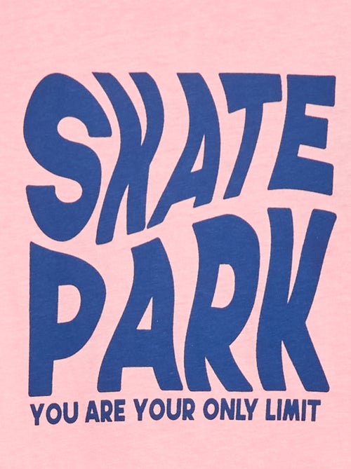 Camiseta estampada con mensaje - Kiabi