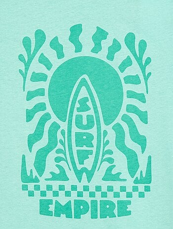 Camiseta estampada con mensaje