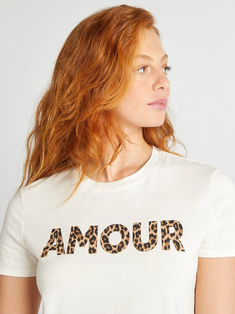Camiseta estampada Crudo - Kiabi