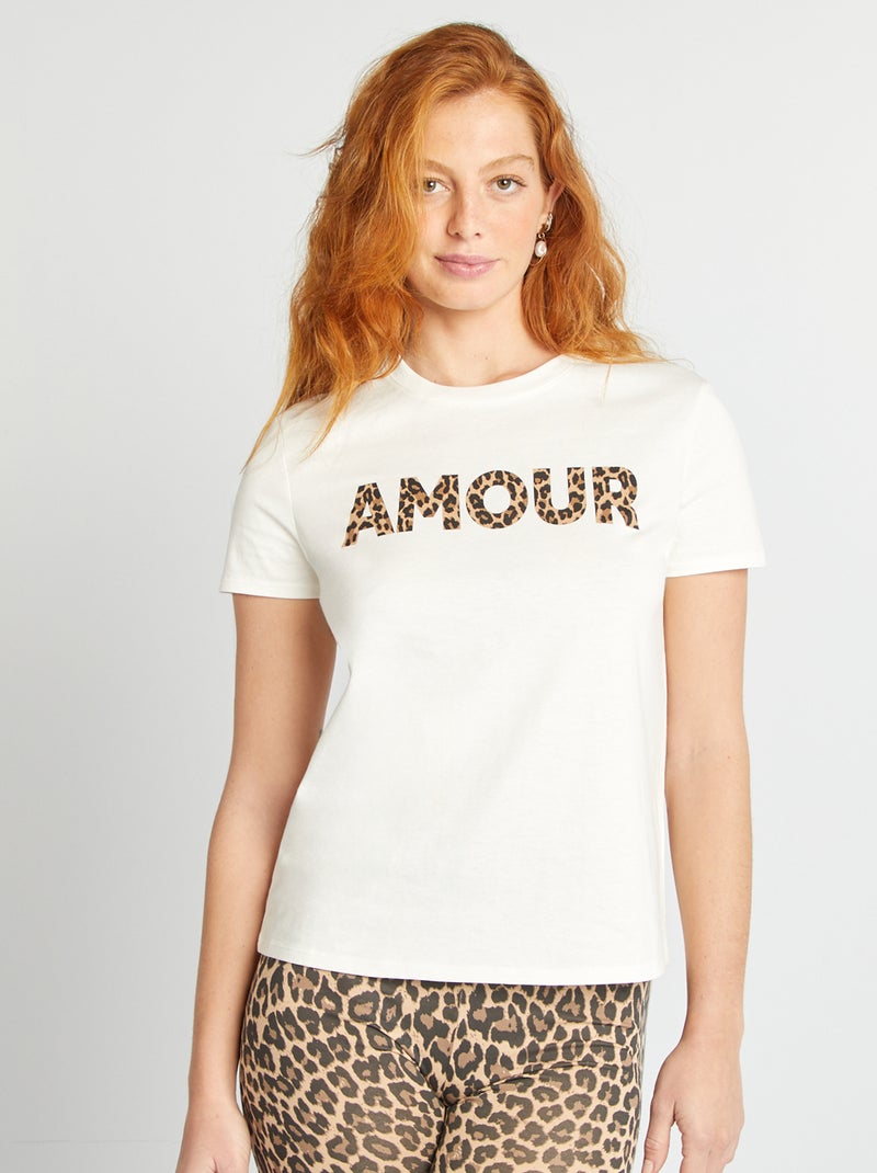 Camiseta estampada Crudo - Kiabi