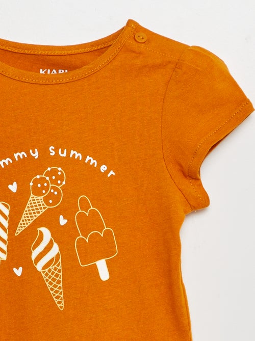 Camiseta estampada de algodón - Kiabi