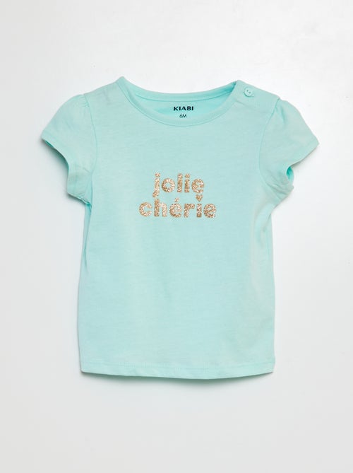 Camiseta estampada de algodón - Kiabi