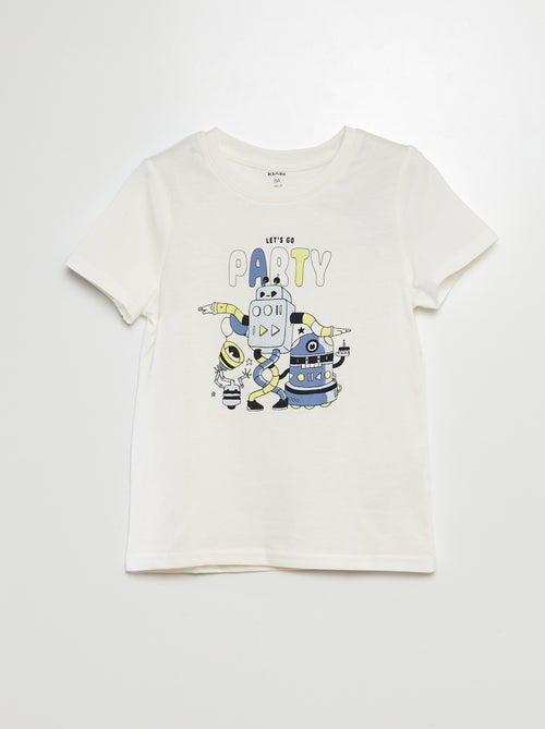 Camiseta estampada de algodón - Kiabi