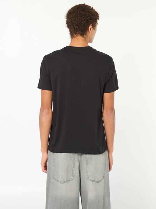 Camiseta estampada de algodón liso - Kiabi