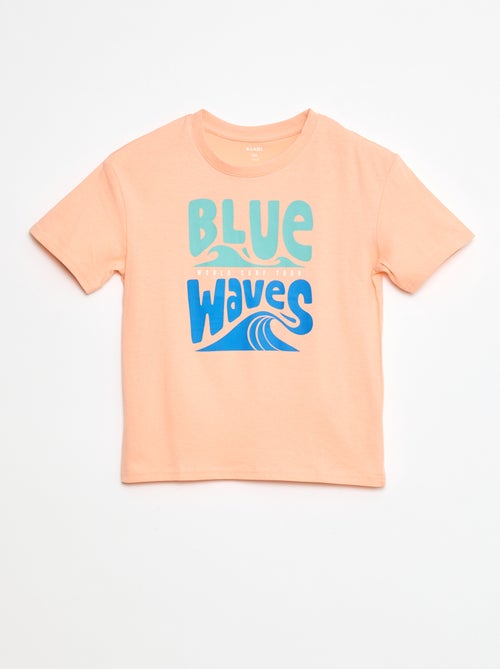 Camiseta estampada de algodón - Kiabi