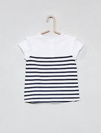 Niña 0-36 meses - Camiseta estampada de algodón orgánico - Kiabi