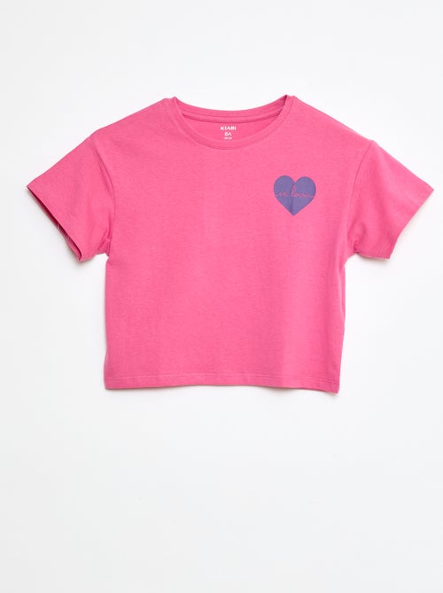 Camiseta estampada de algodón - Kiabi