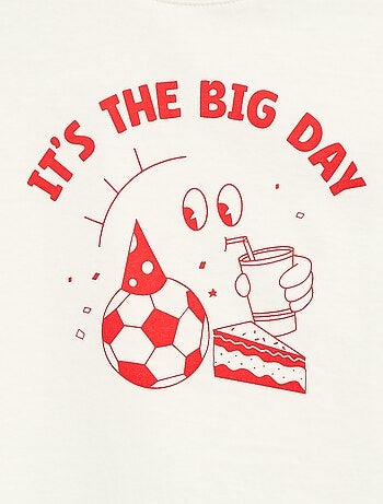 Camiseta estampada de cumpleaños