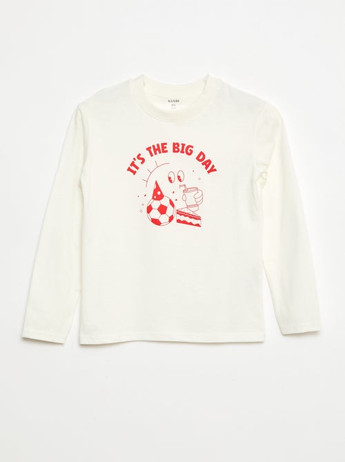 Camiseta estampada de cumpleaños - Kiabi