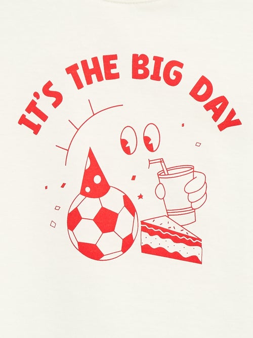 Camiseta estampada de cumpleaños - Kiabi