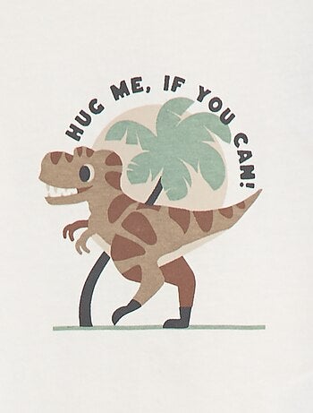 Camiseta estampada de dinosaurio