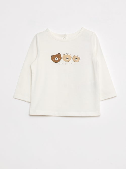 Camiseta estampada de dinosaurio - Kiabi