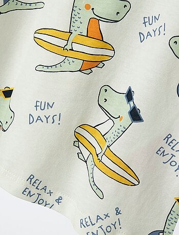 Camiseta estampada de dinosaurio 'Guppy'