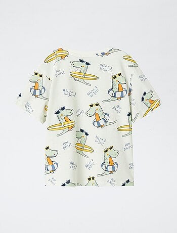 Camiseta estampada de dinosaurio 'Guppy'