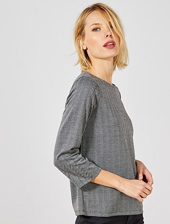 Camiseta estampada de espiga - Kiabi