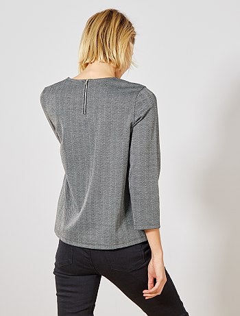 Camiseta estampada de espiga - Kiabi