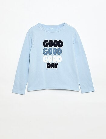 Camiseta estampada de fantasía de manga larga