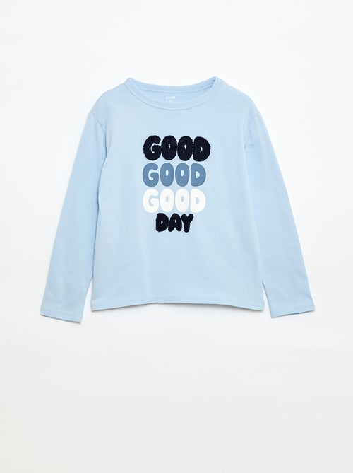 Camiseta estampada de fantasía de manga larga - Kiabi