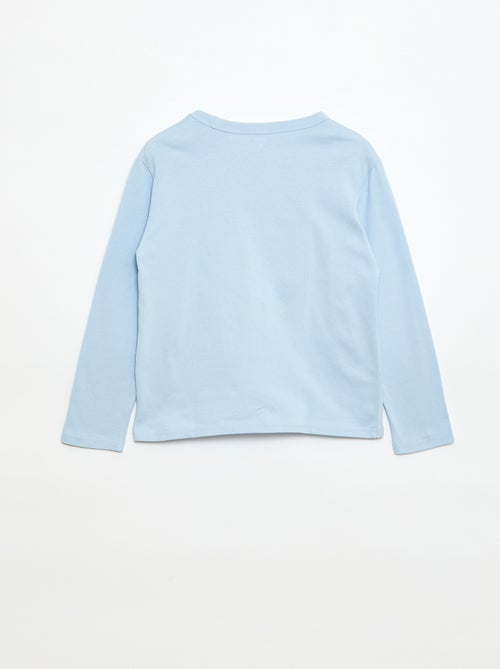 Camiseta estampada de fantasía de manga larga - Kiabi