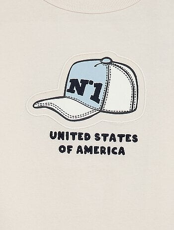 Camiseta estampada de fantasía de manga larga