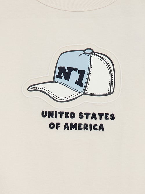 Camiseta estampada de fantasía de manga larga - Kiabi