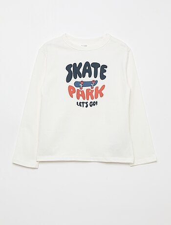 Camiseta estampada de fantasía de manga larga